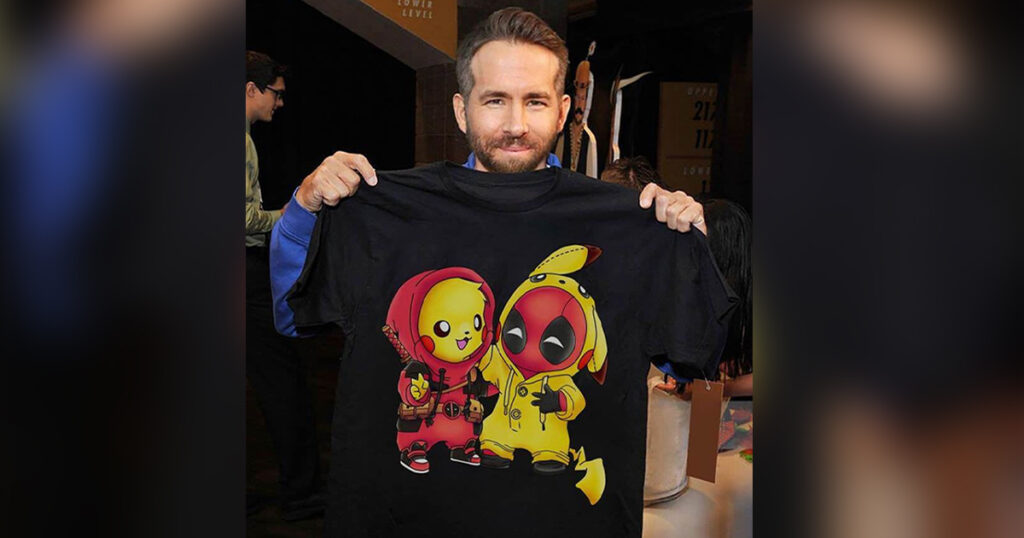 Ryan Reynolds Swears He Has No Memory of Holding Up Novelty T