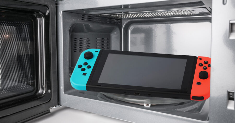 Afwijzen Strikt decaan Sony Reminds Gamers That It's Okay to Put Your Nintendo Switch in a  Microwave