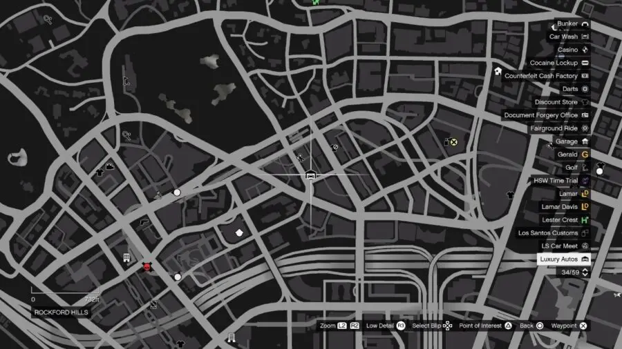 Daily & all Street Dealers locations — Interactive GTA V/Online Map —  GTALens
