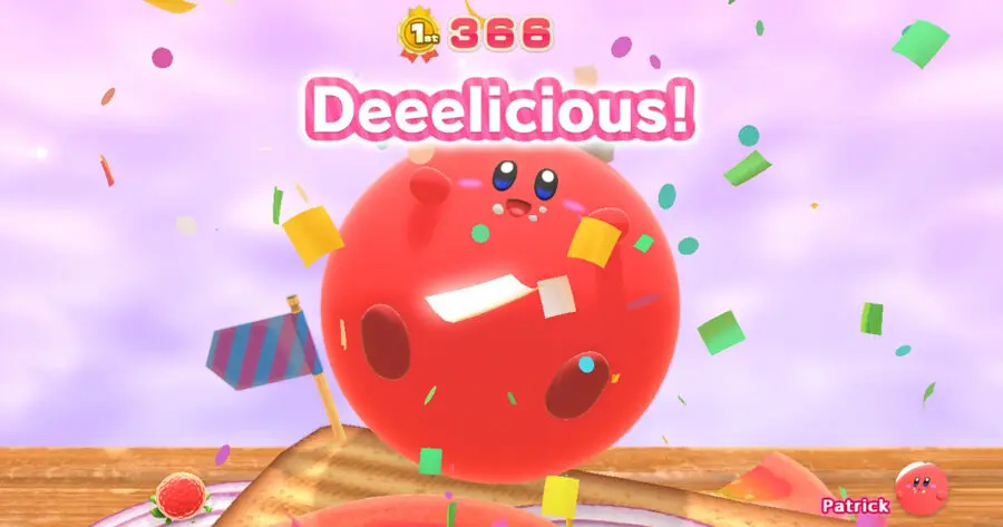 What are the differences between Kirby's Dream Buffet and Fall