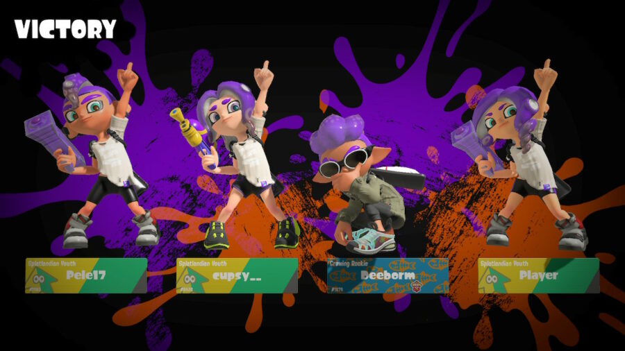 splatoon 3 turf war victory