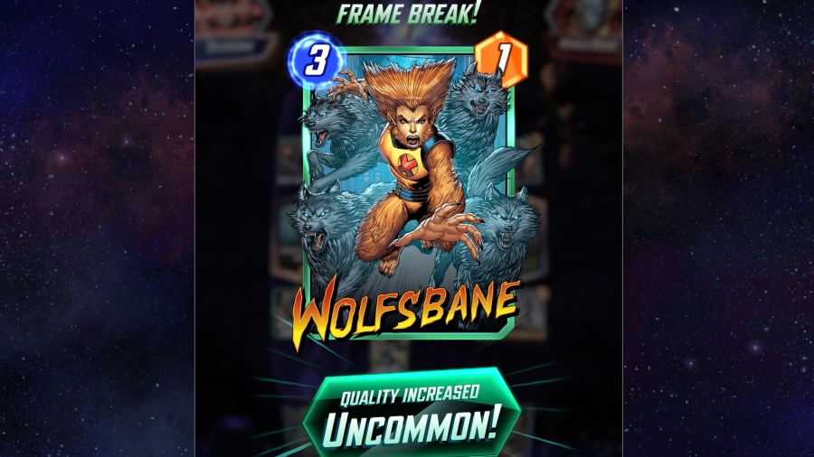 marvel snap wolfsbane upgrade