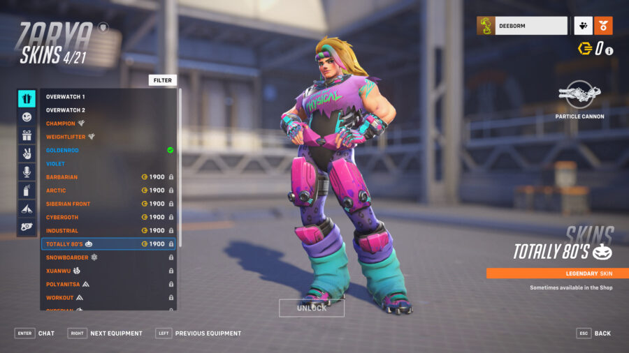 zarya totally 80s