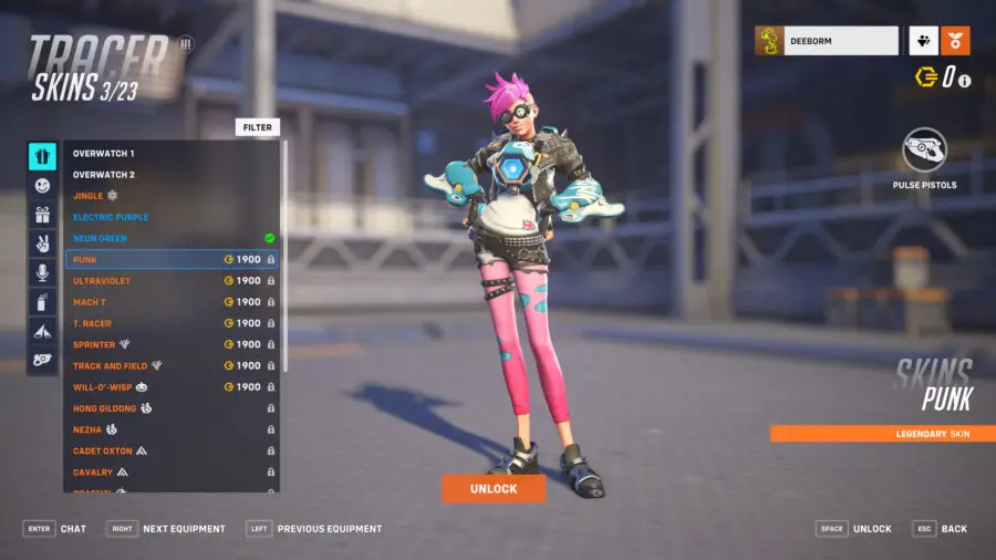 Every Legendary Tracer skin in Overwatch 2 - Gamepur