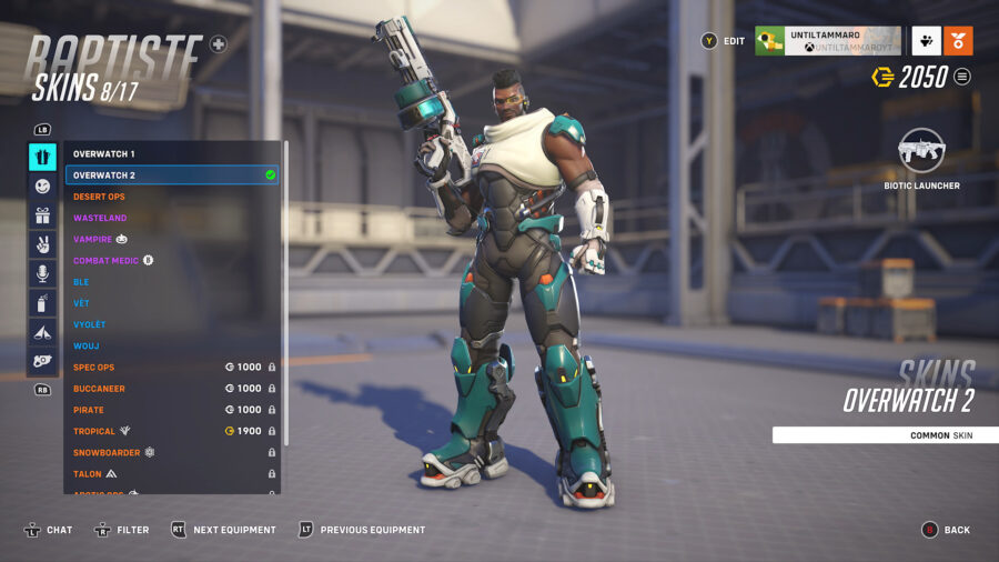 Baptiste skins in Overwatch 2.