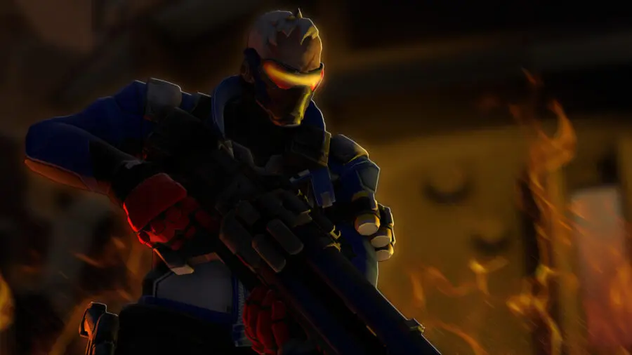 Overwatch's new hero is Soldier 76. Watch his videos