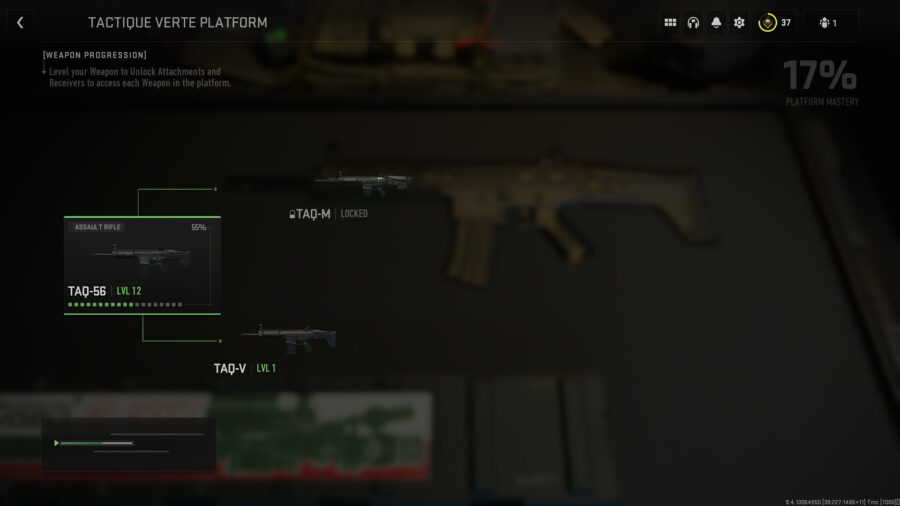 How to unlock all tactique verte platform weapons in CoD: Modern Warfare 2.