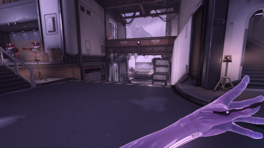 Overwatch 2's Sombra utilizing stealth.