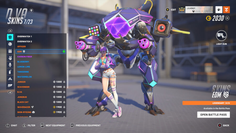 Overwatch 2 dva skins