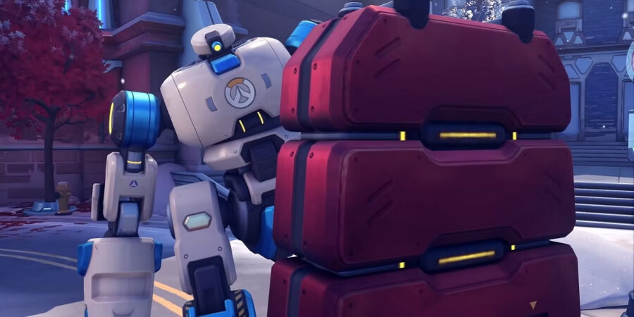 The robot from Overwatch 2's Push mode.