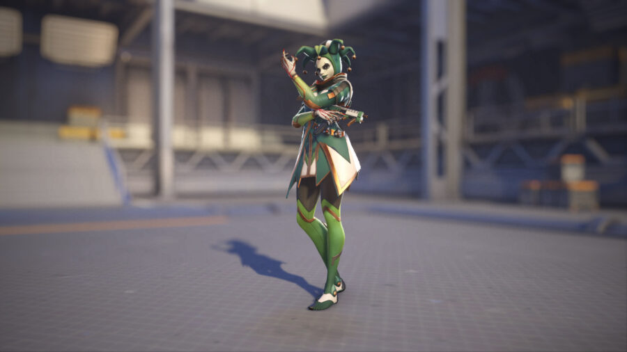 Sombra's Overwatch 2 Jester skin