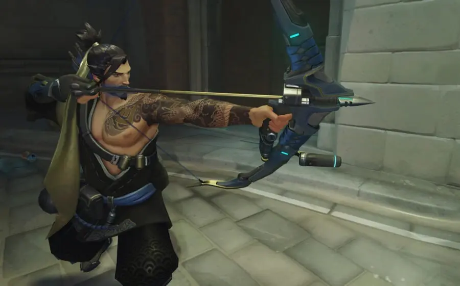 Hanzo foi retirado temporariamente de Overwatch 2 após sua arma