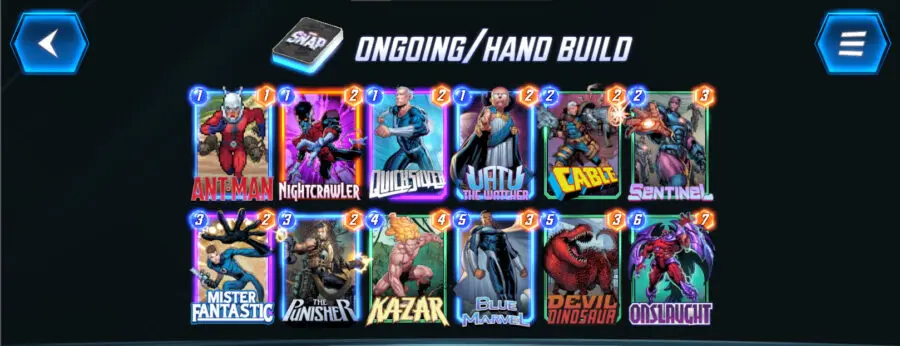 Building your starting Marvel Snap decks