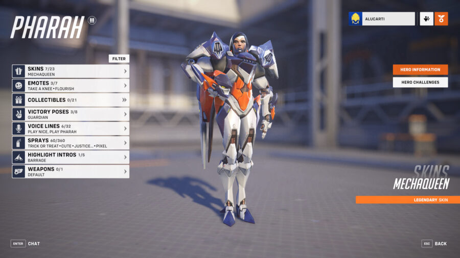 Pharah's Overwatch 2 Skins.