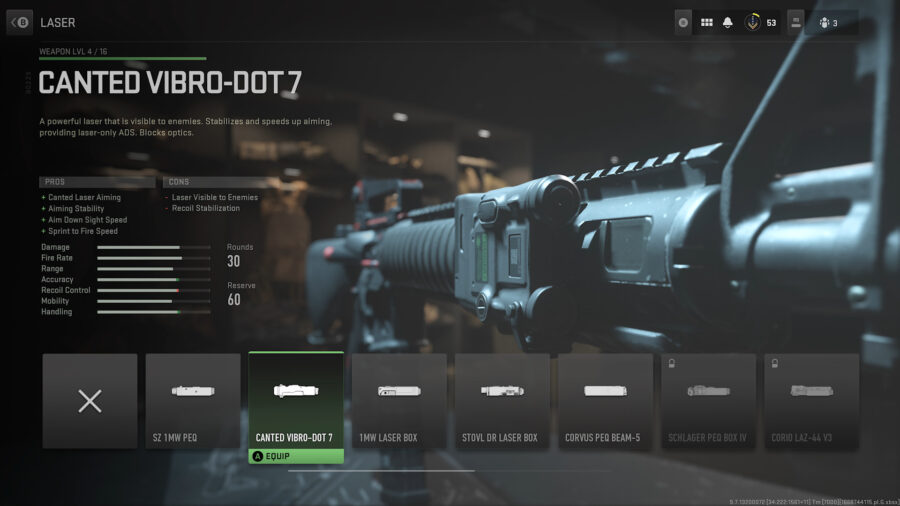You can use the Canted Laser attachment to lean in Call of Duty: Modern Warfare 2.