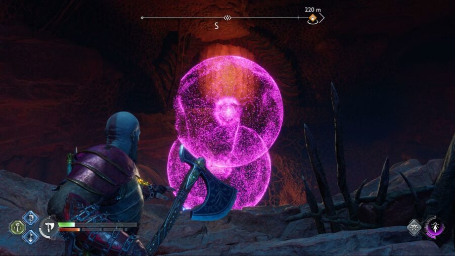 How to light the torches at the Forbidden Sands in God of War Ragnarok.