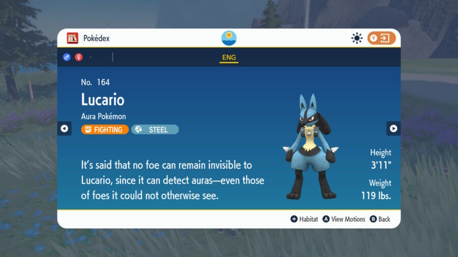 Lucario location: Where to catch Lucario Pokemon Scarlet and