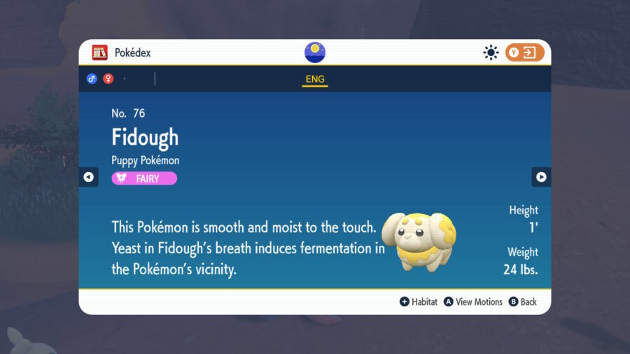 Fidough is a strong early fairy type Pokemon to help you deal with dragons in Scarlet & Violet.