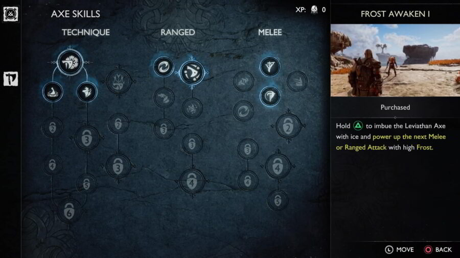The best skill tree skills for the Leviathan Axe in God of War.