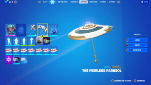 Unlock guide for the Peerless Parasol in Fortnite.