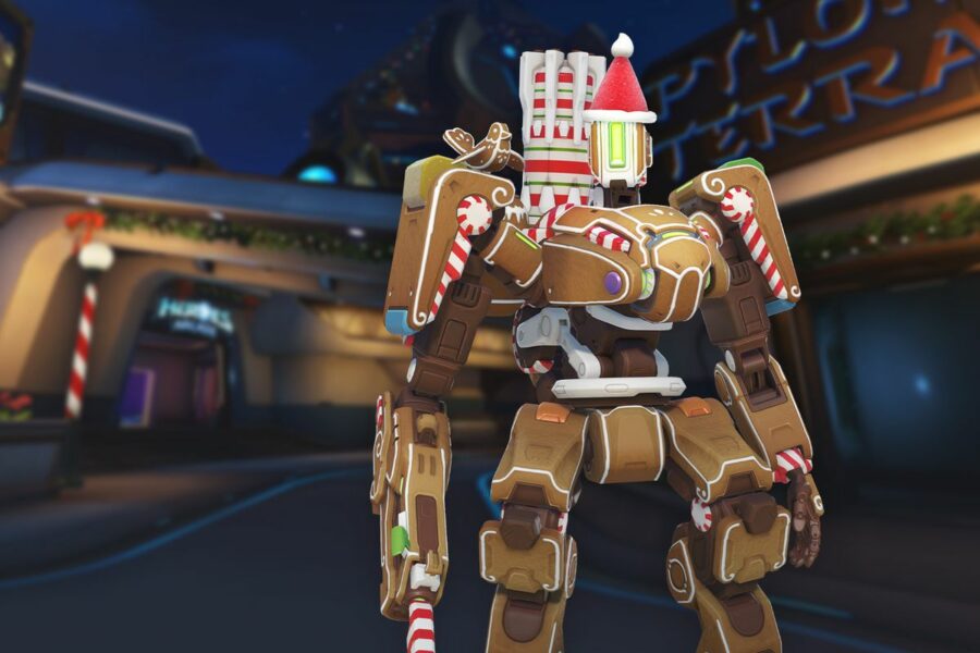 How to get the Gingerbread Bastion skin in Overwatch 2.