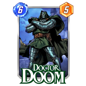 Doctor Doom, one of the best cards for the Marvel Snap Morag location.