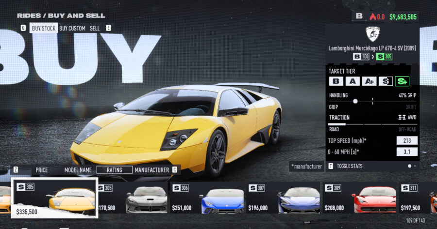 This Lamborghini is one of the fastest cars in Need for Speed Unbound.