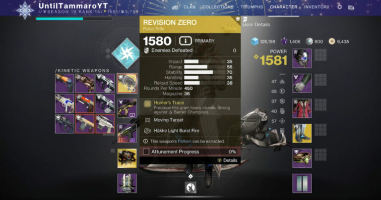 Destiny 2 Exotic Guide: How to Get the Revision Zero Pulse Rifle