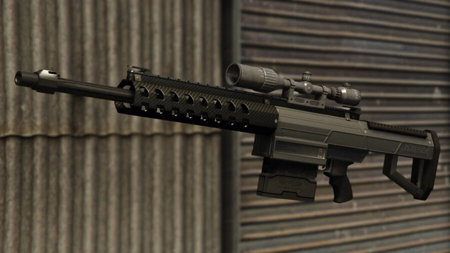 Heavy Sniper Mk. II, one of the best weapons (and the best sniper) in GTA Online.