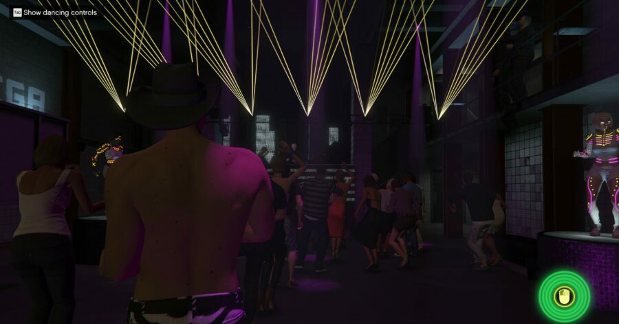 The nightclub, arguably the best business in GTA Online.