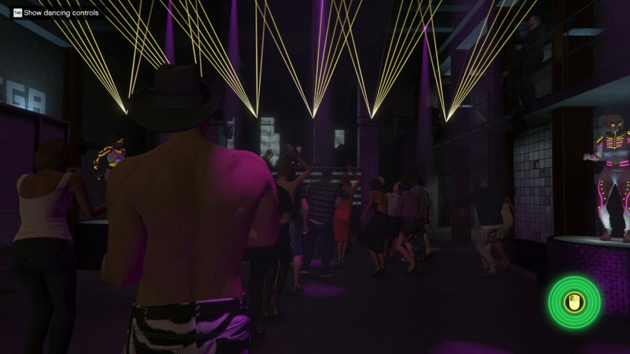 The nightclub, arguably the best business in GTA Online.