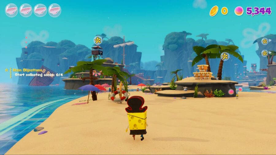 How to get the Beach Spinster trophy in SpongeBob Squarepants: The Cosmic Shake.