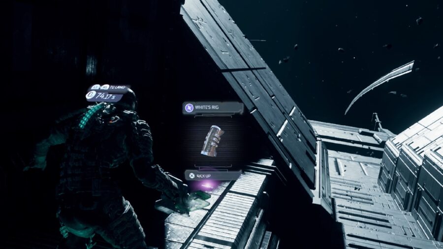 Find White's Rig in Dead Space to unlock the Master Override.
