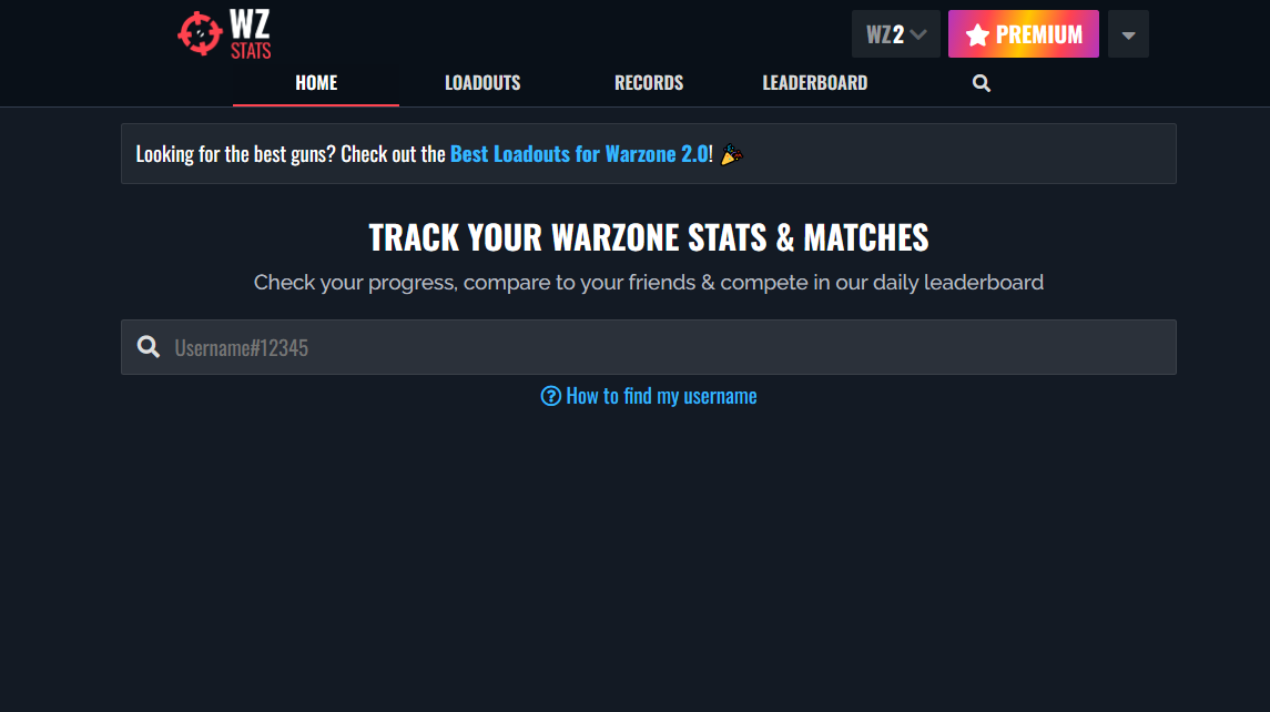 wzstats.gg, one of the best stat trackers for Warzone 2.