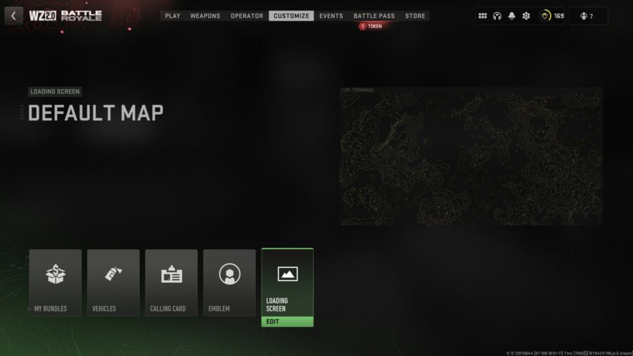 COD MW2 is promoting store skins on the main home screen. If you