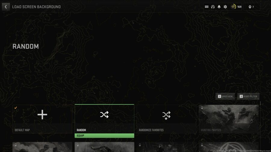 COD MW2 is promoting store skins on the main home screen. If you