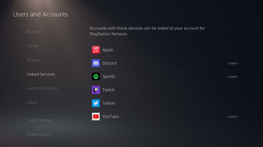 How to link PS5 account to Discord voice chat.