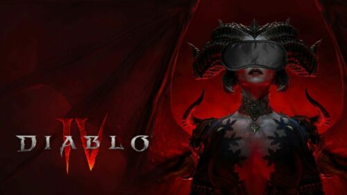 Diablo IV villain Lilith blindfolded