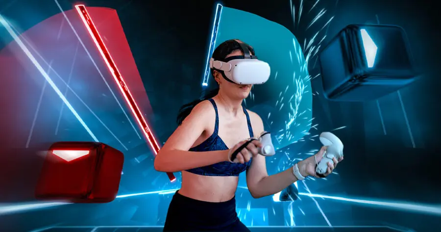 Vr headset to play best sale beat saber