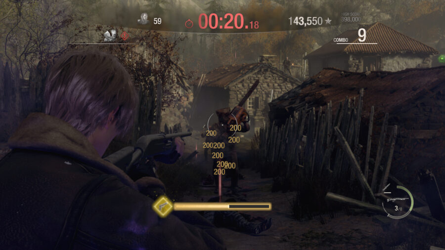 Get an A Rank with Leon in Mercenaries to unlock Luis as a playable character.
