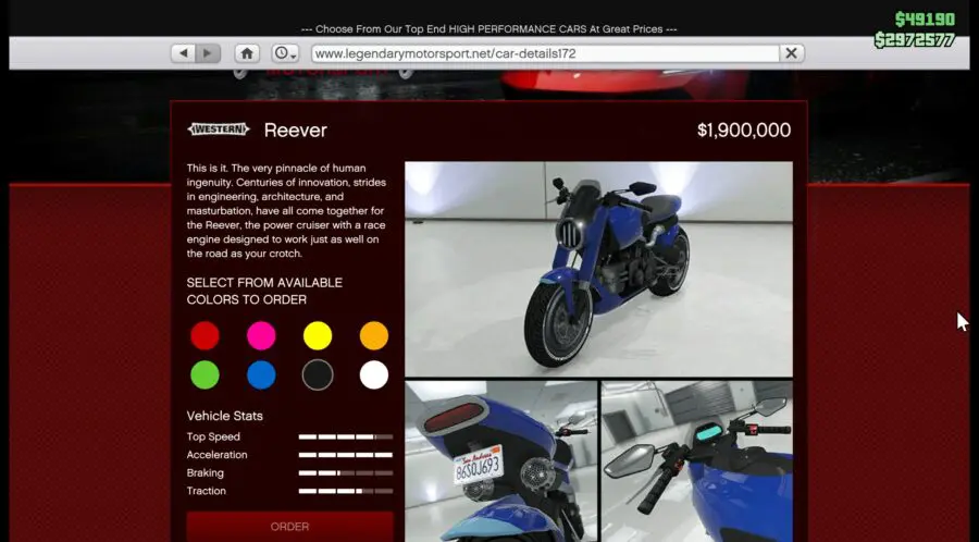 best motorcycle in gta 5