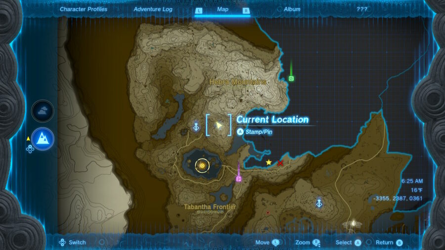 Where to find Sahirow Shrine in The Legend of Zelda: Tears of the Kingdom.