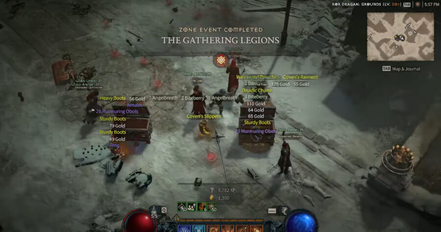 Zone Events, one of the best ways to get Murmuring Obols to get a Whispering Key in Diablo 4.
