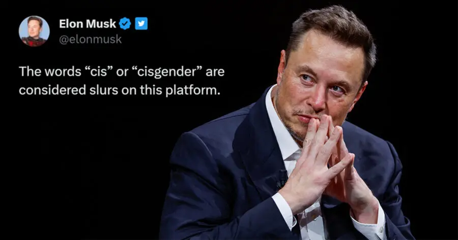 Elon Musk says 'cis' and 'cisgender' are slurs on Twitter