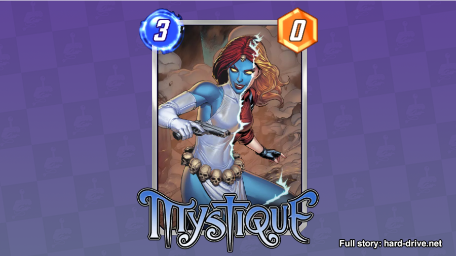 One of the strongest Pool 3 cards in Marvel Snap, Mystique.