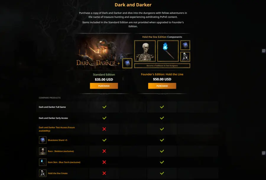 Buy Dark and Darker Steam