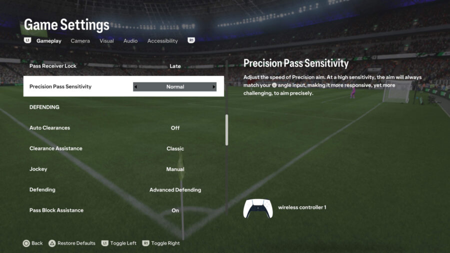 The best controller settings for EA Sports FC 24.