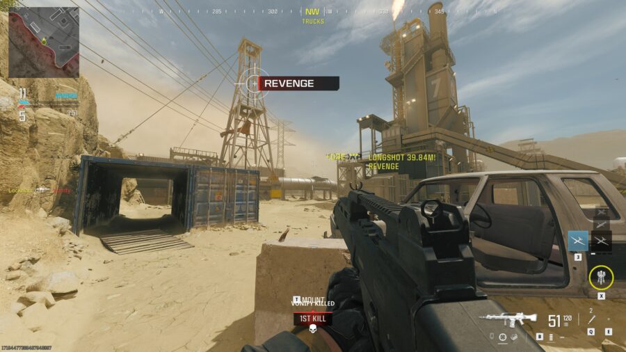 Call of Duty MW3 Battle Rifle Longshot Distance