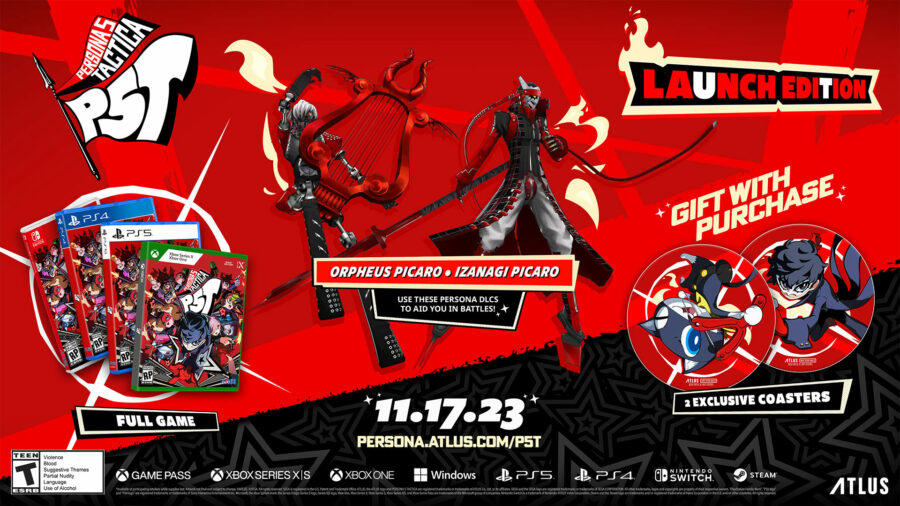 Persona 5 Tactica Release Date for PC and Consoles