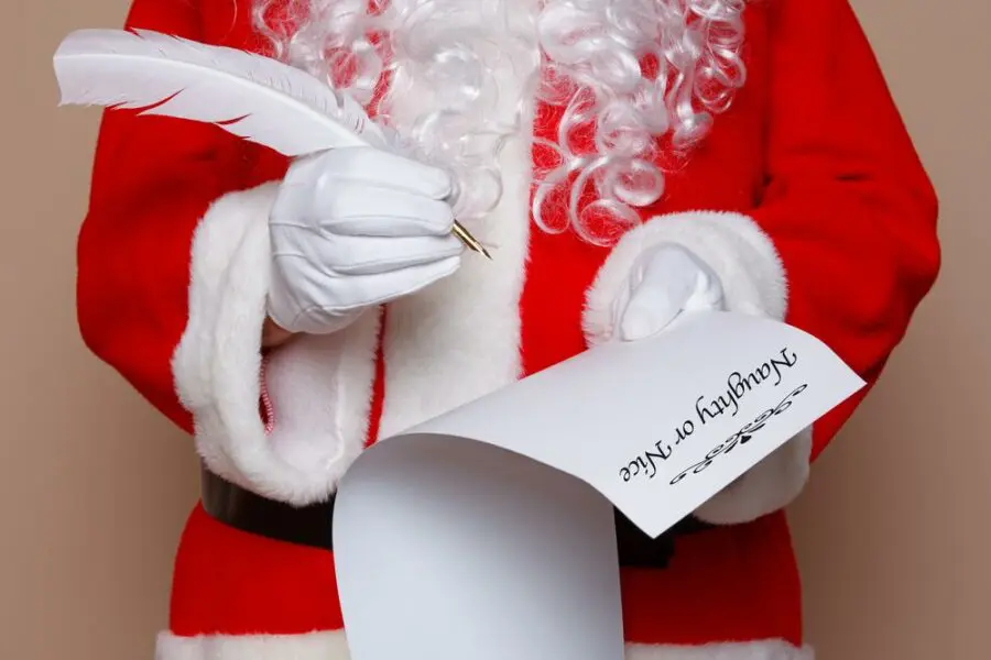 Santa, how to get off the naughty list?